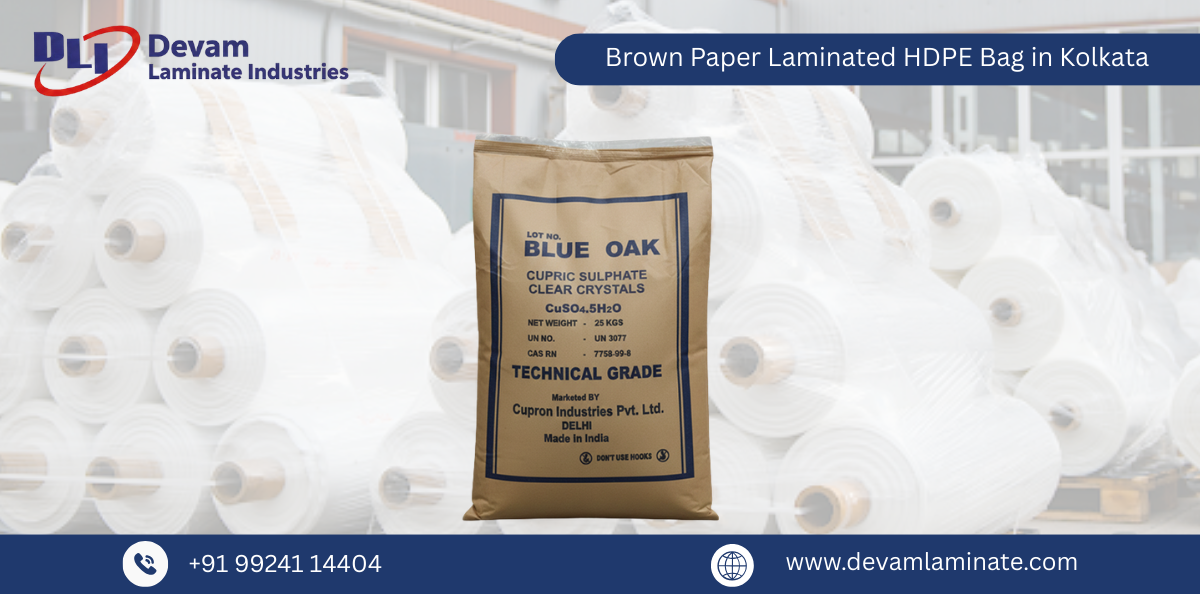 Brown Paper Laminated HDPE Bag in Kolkata