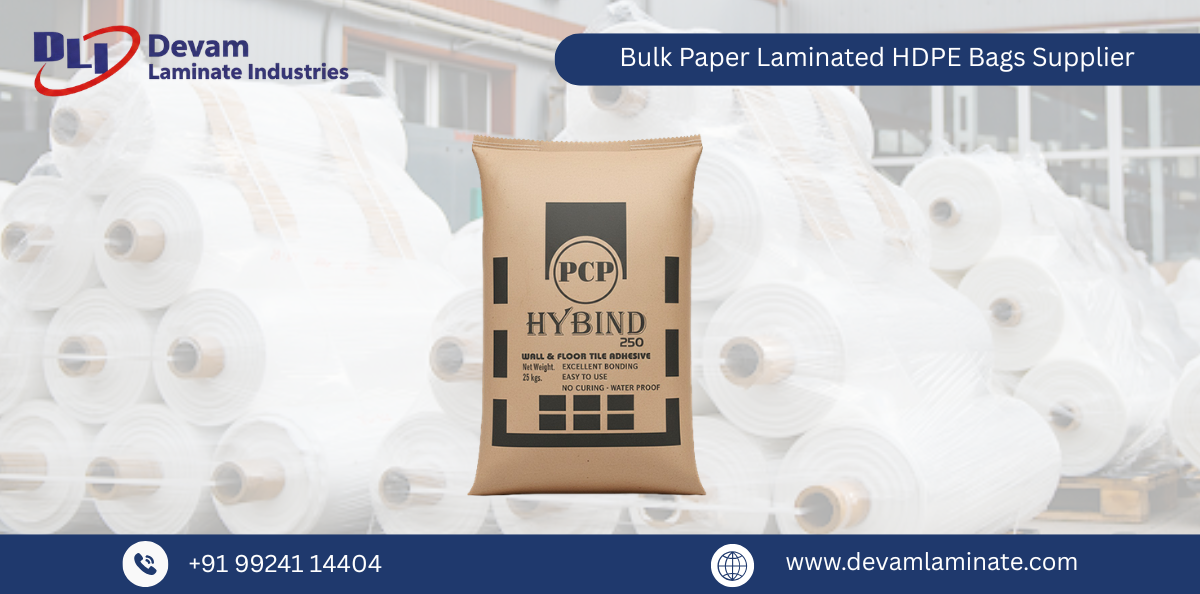 Bulk Paper Laminated HDPE Bags Supplier