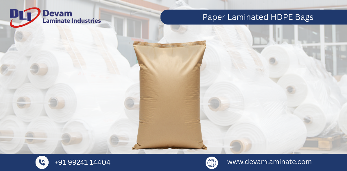 Paper Laminated HDPE Bags