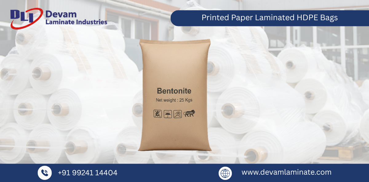Printed Paper Laminated HDPE Bags